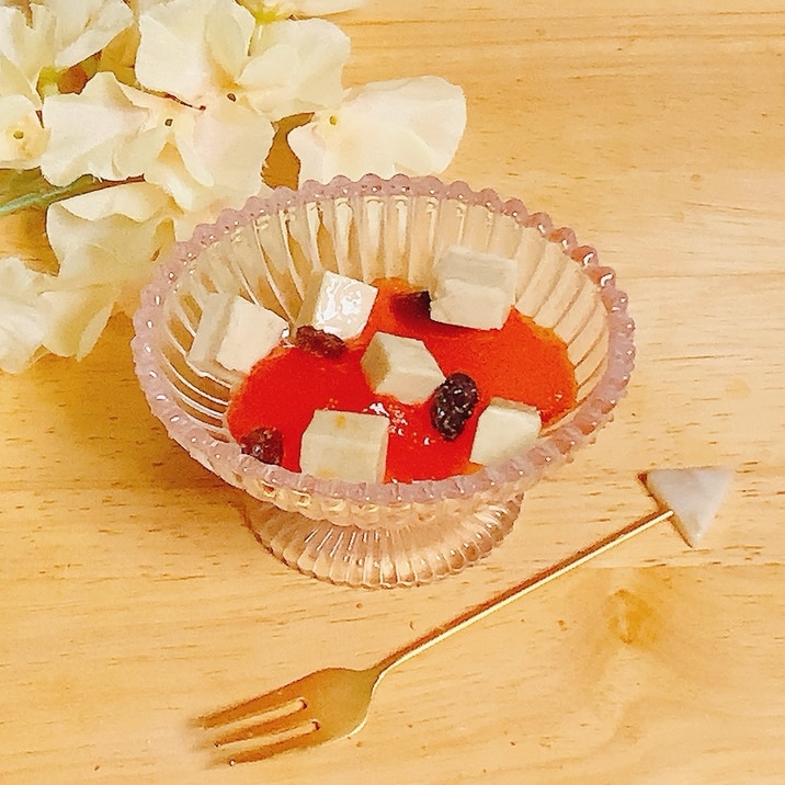 柿チーズ♪カクテルサラダ•.¸¸¸.☆